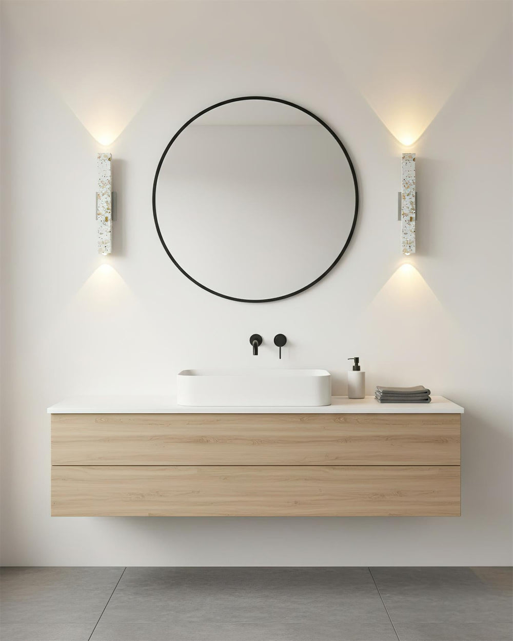 Linea Curated Iron & Glass Wall Sconce