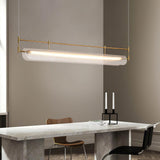 Linear Strip Chandelier – Ambient Illumination in Luxury Interior Setting View 3