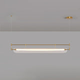 Linear Strip Chandelier – Ambient Illumination in Luxury Interior Setting View 16