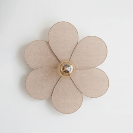 Linen Blossom Wall Sconce