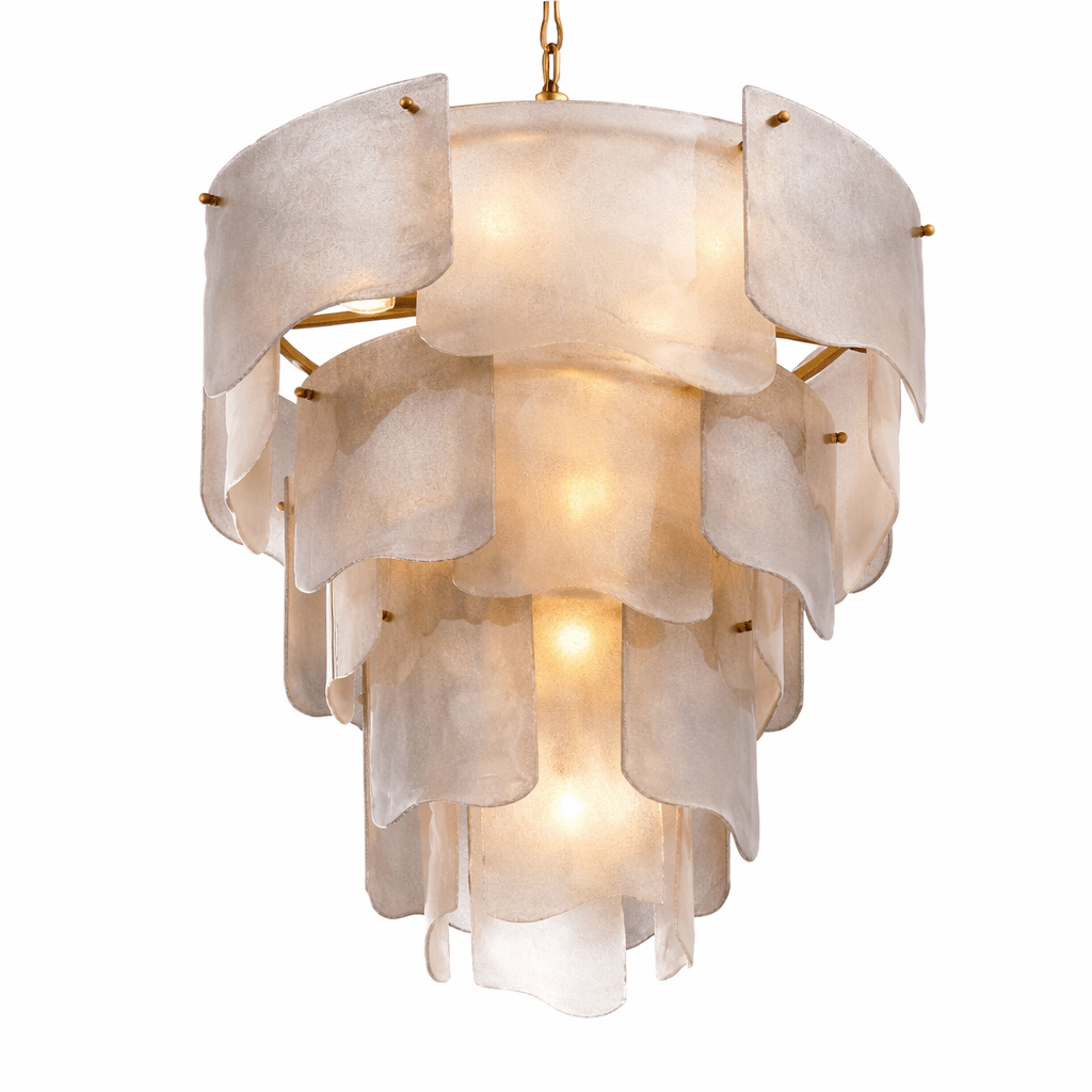 Liora Melted Glass Curated Mouth-Blown Frosted G – 4 layers ∅ 32.6 x H 32.6 finish configuration #1