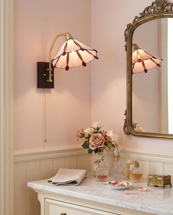 Liora Curated Mouth-Blown Frosted Glass Wall Sco