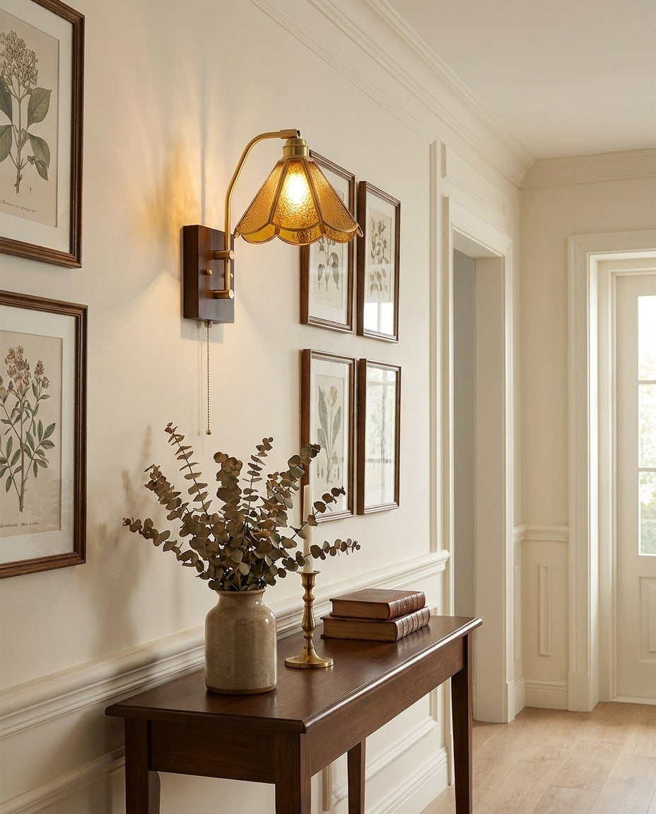 Mouth-Blown Frosted Glass craftsmanship detail on Liora Curated Mouth-Blown Frosted Glass Wall Sco