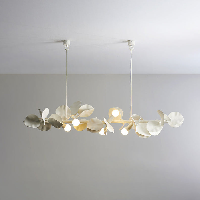 Liria Linear Curated Iron & Glass Chandelier – L 150cm x H 28cm  L 59.1 x H 11 finish configuration