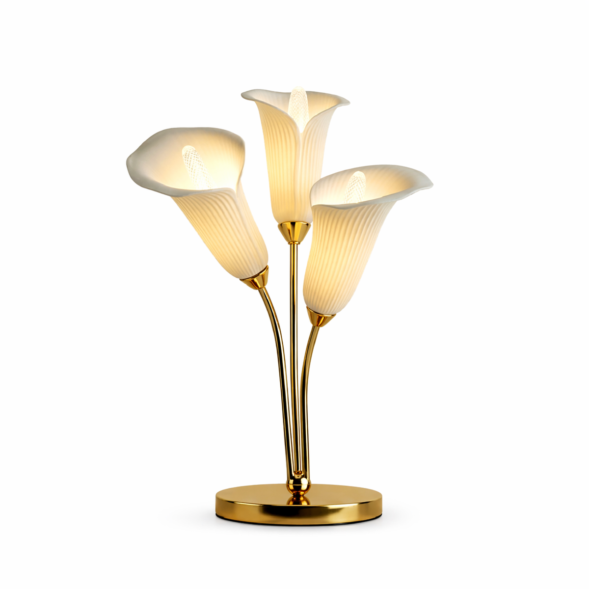 Lirielle Curated Hand-Thrown Ceramic Table Lamp – dimensional scale reference