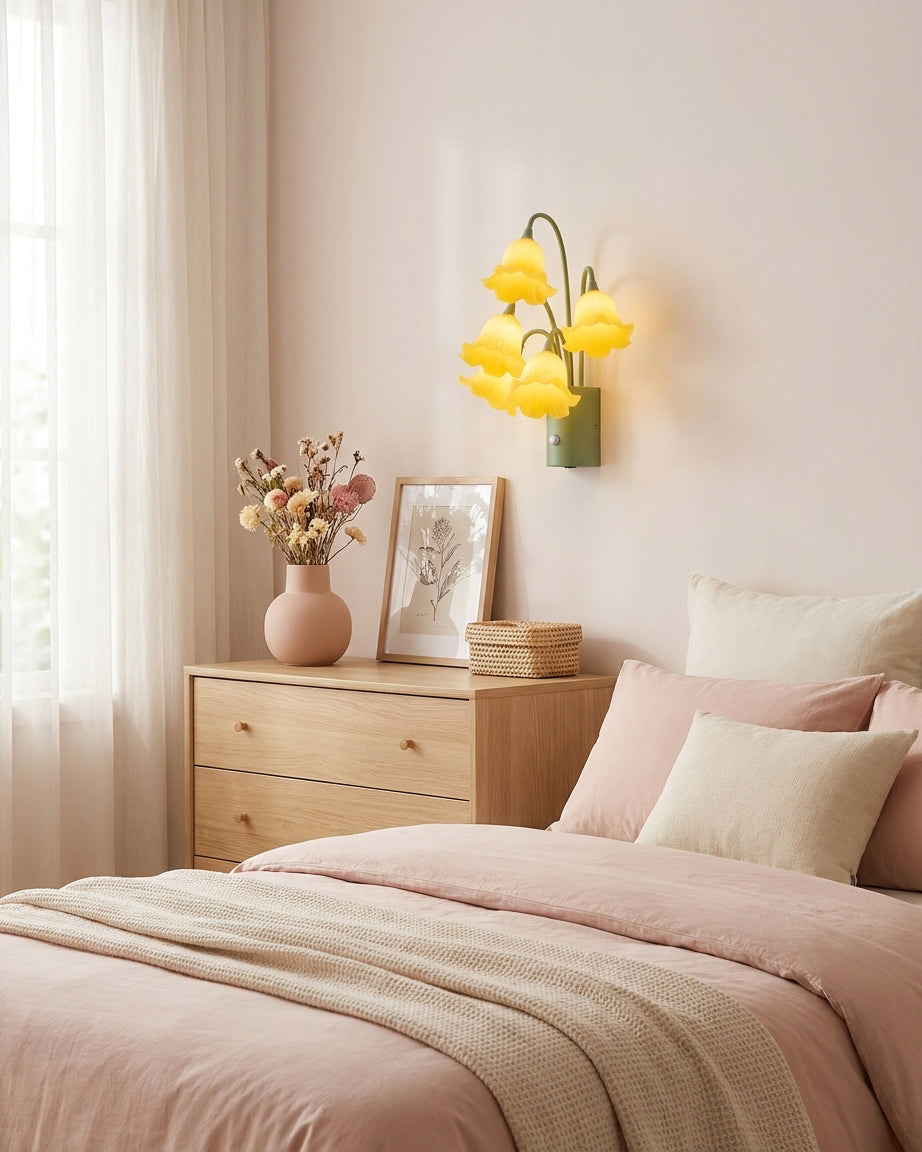 Lirio Bloom Curated Iron & Glass Wall Sconce
