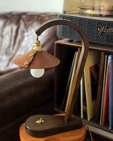 Lodora Curated Solid Brass Table Lamp – full fixture elevation view