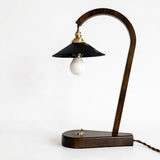Lodora Curated Solid Brass Table Lamp – W 19cm x H 35cm  W 7.5 x H 13.7 finish configuration #1