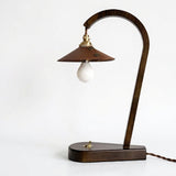 Lodora Curated Solid Brass Table Lamp – W 19cm x H 35cm  W 7.5 x H 13.7 finish configuration