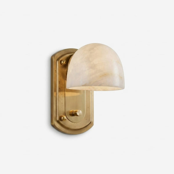 Lorina Alabaster Curated Alabaster Wall Sconce