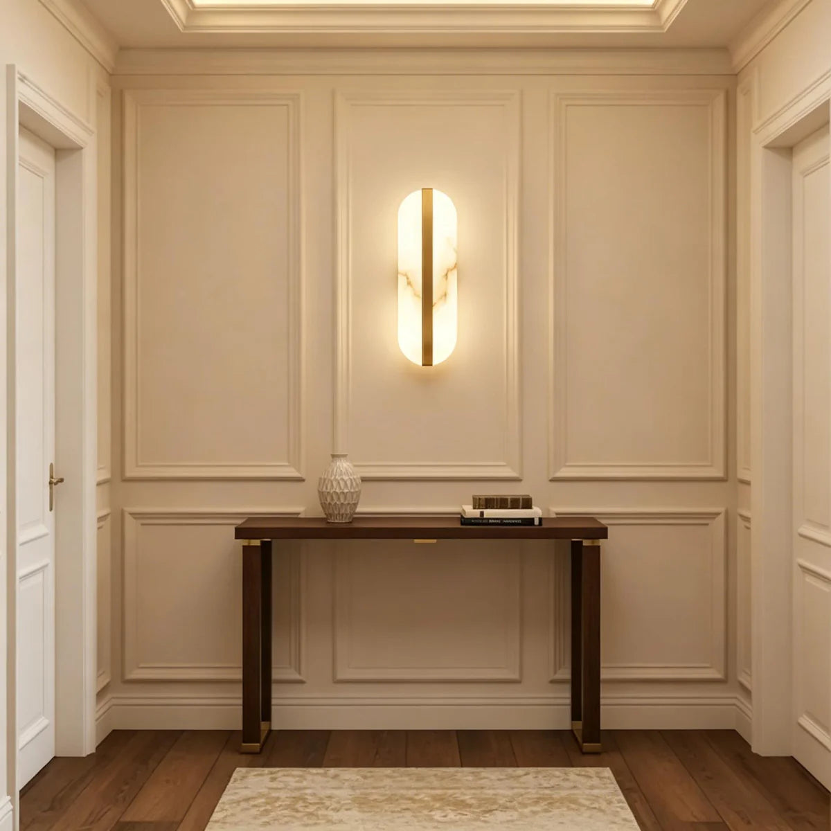 JINSHE Oblong Spanish Grade A Alabaster Wall Lamp Wall Lamp - product image