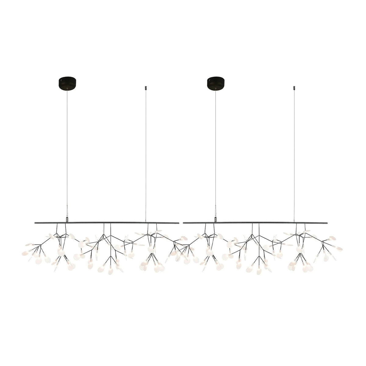 Long Style Firefly Led Chandelier – Ambient Illumination in Luxury Interior Setting View 28