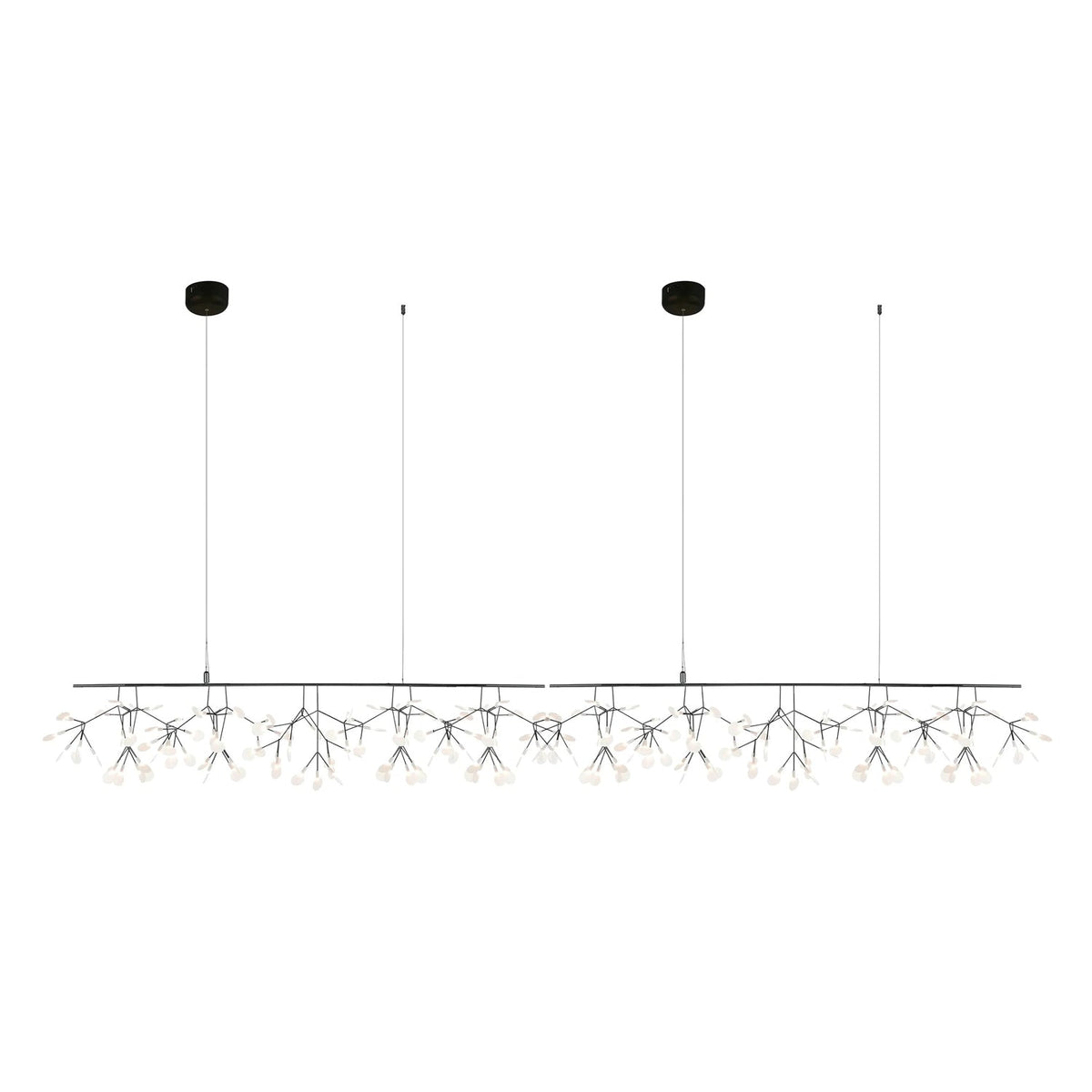 Long Style Firefly Led Chandelier – Ambient Illumination in Luxury Interior Setting View 31