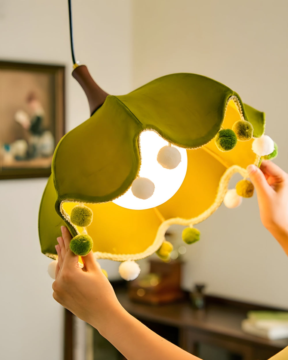 Looma Curated Solid Hardwood Pendant Light