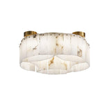 Ceiling Light View 16 | Luxury Marble & Solid Brass Flush Mount Ceiling Light | Minimalist Designer Cloud Ceiling Lamp | JINSHE | JINSHE