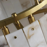 Ceiling Light View 15 | Luxury Marble & Solid Brass Flush Mount Ceiling Light | Minimalist Designer Cloud Ceiling Lamp | JINSHE | JINSHE
