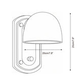 Lorina Alabaster Curated Alabaster Wall Sconce – macro detail view