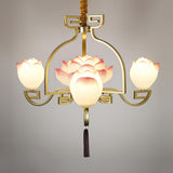 Lotus Bloom Chandelier – Ambient Illumination in Luxury Interior Setting View 18