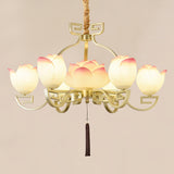 Lotus Bloom Chandelier – Ambient Illumination in Luxury Interior Setting View 13