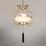 Lotus Bloom Chandelier – Ambient Illumination in Luxury Interior Setting View 16