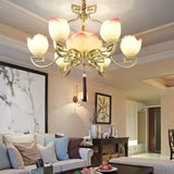 Lotus Bloom Chandelier – Ambient Illumination in Luxury Interior Setting View 3