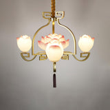 Lotus Bloom Chandelier – Ambient Illumination in Luxury Interior Setting View 15