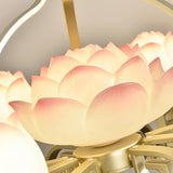 Lotus Bloom Chandelier – Ambient Illumination in Luxury Interior Setting View 6