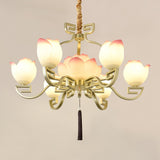 Lotus Bloom Chandelier – Ambient Illumination in Luxury Interior Setting View 7