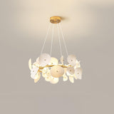 Lotus Petal Chandelier – Ambient Illumination in Luxury Interior Setting View 16