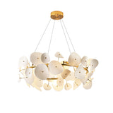 Lotus Petal Chandelier – Ambient Illumination in Luxury Interior Setting View 9