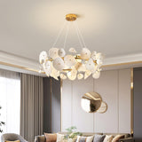 Lotus Petal Chandelier – Ambient Illumination in Luxury Interior Setting View 6