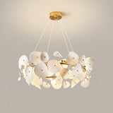 Lotus Petal Chandelier – Ambient Illumination in Luxury Interior Setting View 10