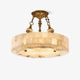 Ceiling Light View 15 | French Minimalist Marble & Antique Brass Flush Mount Ceiling Light | Luxury Designer Ceiling Lamp | JINSHE Lucas | JINSHE