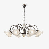Luce Black Chandelier – Handcrafted Architectural Luxury Lighting Fixture