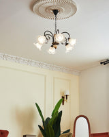 Luce Black Chandelier – Ambient Illumination in Luxury Interior Setting View 3