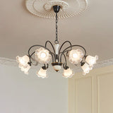 Luce Black Chandelier – Ambient Illumination in Luxury Interior Setting View 7