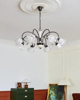 Luce Black Chandelier – Ambient Illumination in Luxury Interior Setting View 10