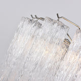 Lucente Glass Curated Mouth-Blown Frosted Glass – full fixture elevation view