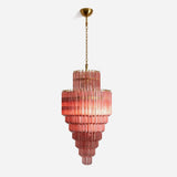 Lucerine Curated Mouth-Blown Frosted Glass Chand – Mouth-Blown Frosted Glass Chandelier