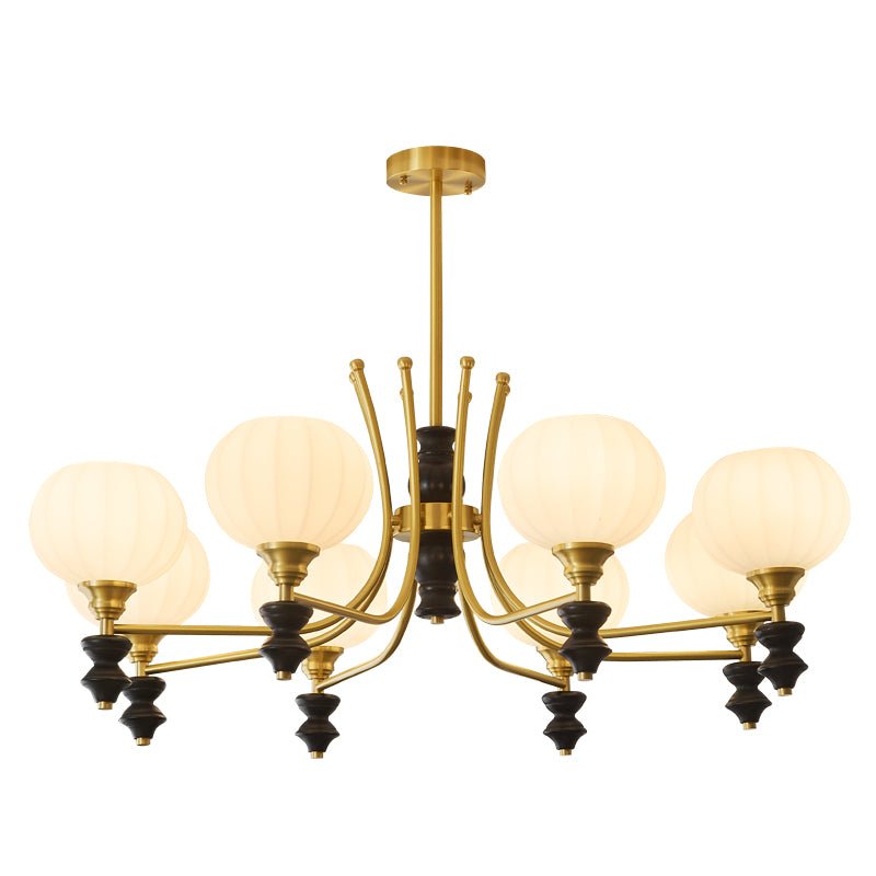 Lucerna Royale Curated Mouth-Blown Frosted Glass – dimensional scale reference #1