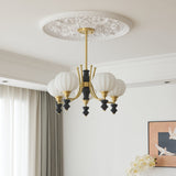 Lucerna Royale Curated Mouth-Blown Frosted Glass – structural canopy joint detail