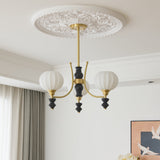 Lucerna Royale Curated Mouth-Blown Frosted Glass – unlit natural material contrast