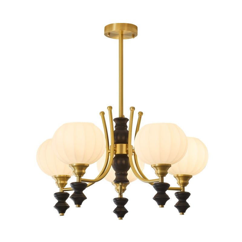 Lucerna Royale Curated Mouth-Blown Frosted Glass – architectural ceiling profile #1