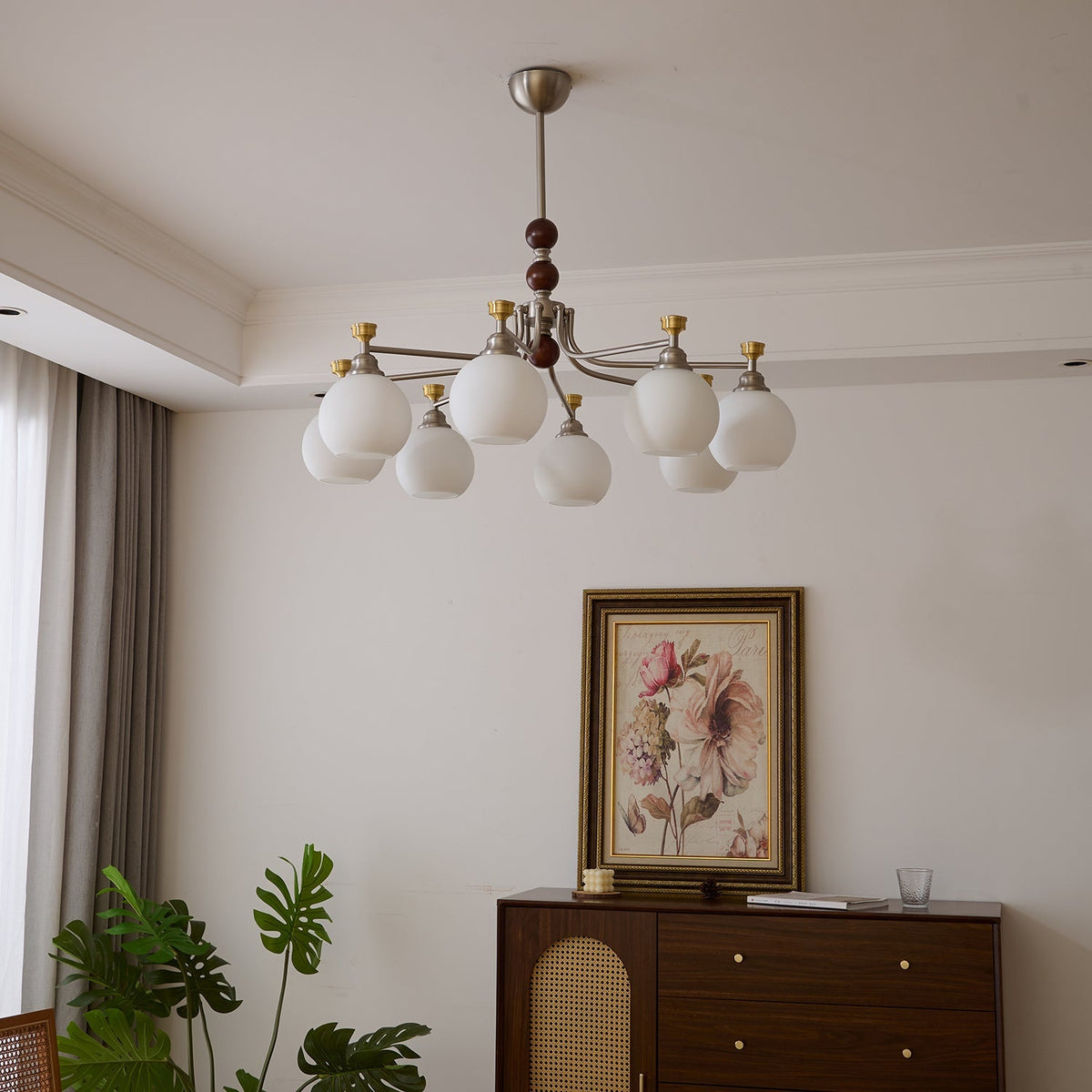 Lucienne Orb Chandelier – Ambient Illumination in Luxury Interior Setting View 4