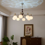 Lucienne Orb Chandelier – Ambient Illumination in Luxury Interior Setting View 9