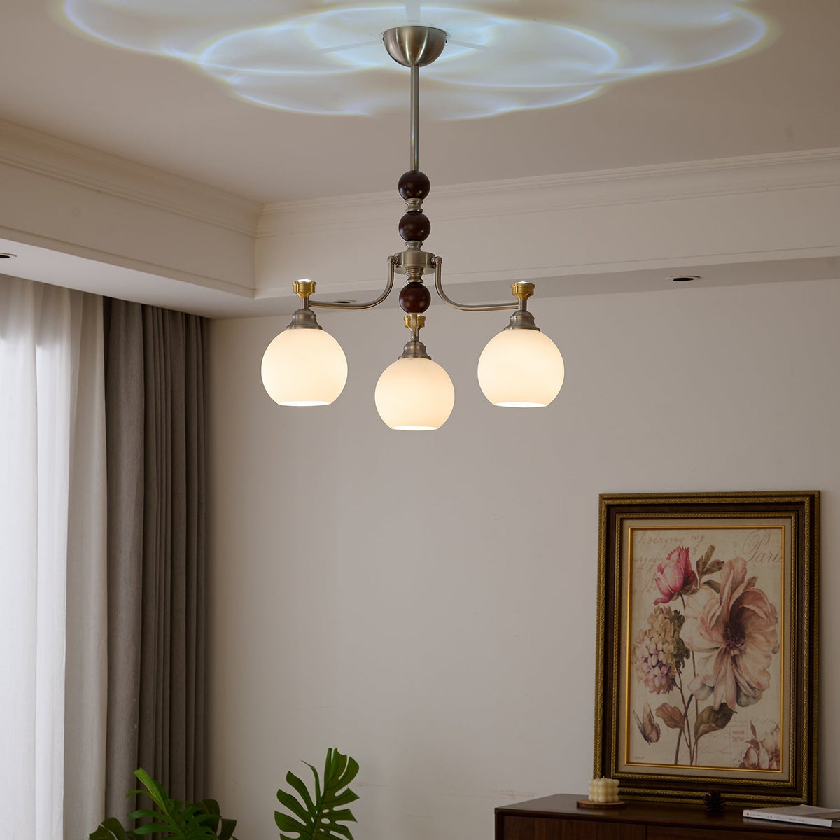 Lucienne Orb Chandelier – Ambient Illumination in Luxury Interior Setting View 7