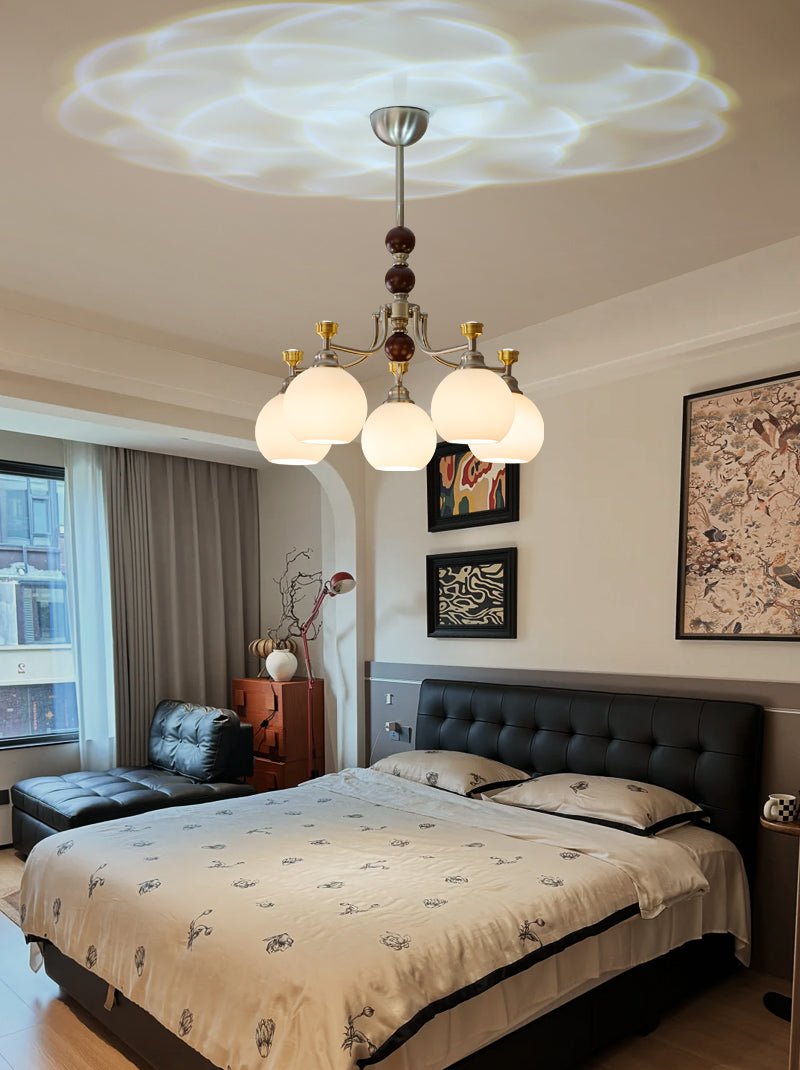 Lucienne Orb Chandelier – Ambient Illumination in Luxury Interior Setting View 13