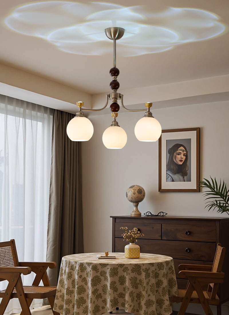 Lucienne Orb Chandelier – Ambient Illumination in Luxury Interior Setting View 14
