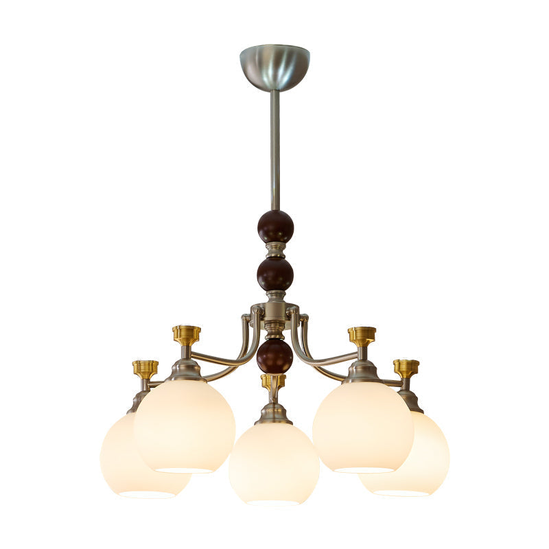 Lucienne Orb Chandelier – Ambient Illumination in Luxury Interior Setting View 17