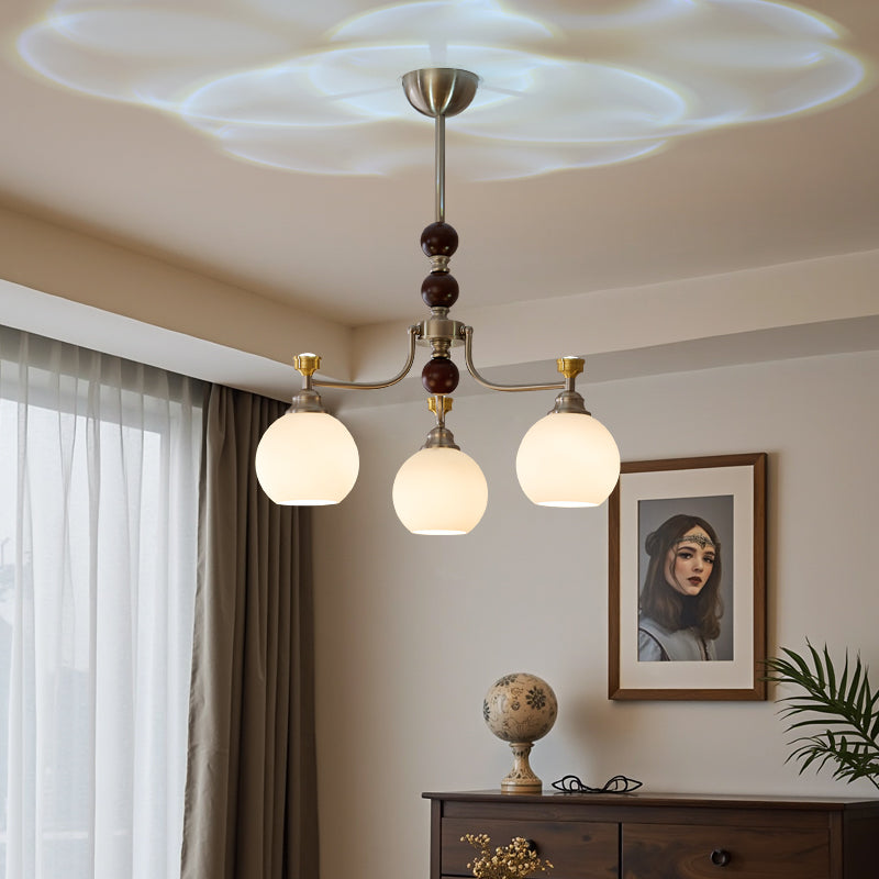 Lucienne Orb Chandelier – Ambient Illumination in Luxury Interior Setting View 8